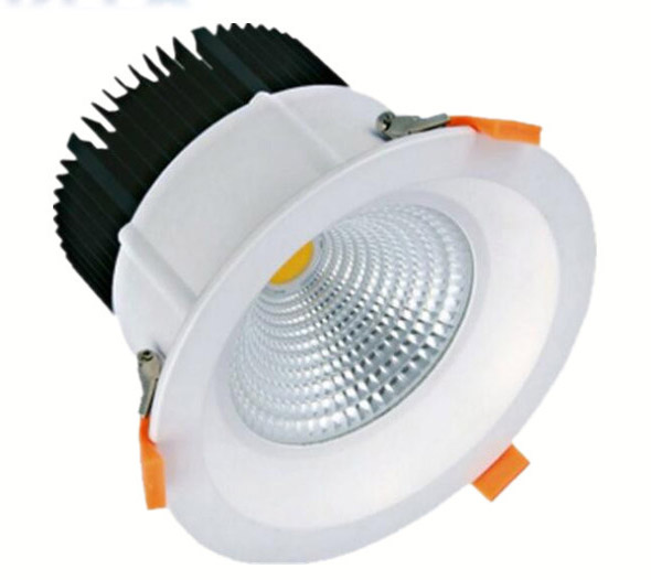 7.87in  60W LED COB Ceiling Light - Flush Mount LED Downlight-1600LM-60 degrees Light speed
